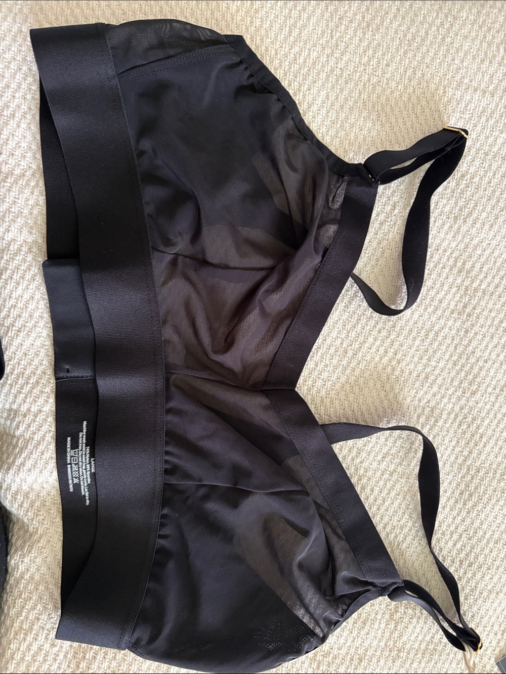 HARPER WILDE Black Sheer Wireless Bralette - Women Intimates & Sleepwear